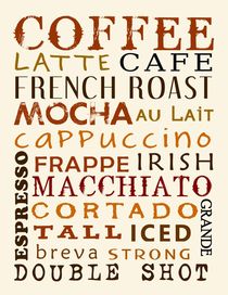 Coffee Poster von friedmangallery