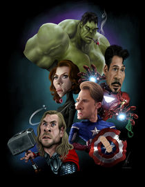 Some Avengers von Alex Gallego