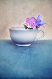 cup with flowers von Priska  Wettstein