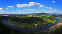 Elbpanorama von Wolfgang Dufner