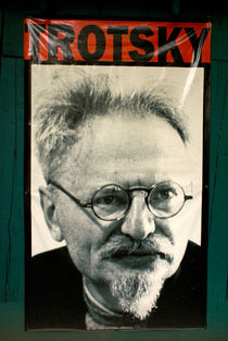 POSTER OF LEON TROTSKY by John Mitchell