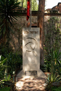 LEON TROTSKY'S TOMB IN MEXICO CITY by John Mitchell