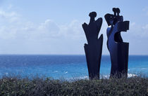 ISLA MUJERES SCULPTURES Mexico von John Mitchell