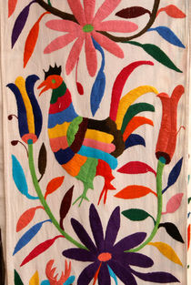 OTOMI EMBROIDERY Mexico von John Mitchell