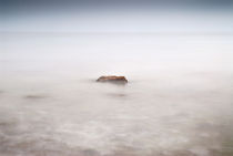 Lonely rock at the silver sea von Guido Montañes