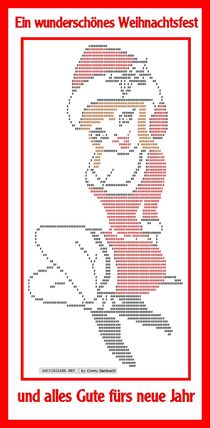 ASCII ART Weihnachten von Conny Dambach