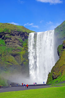 Der Skogafoss von Reinhard Pantke