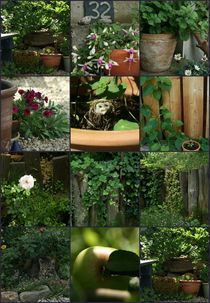 Gartencollage von Andrea Meister