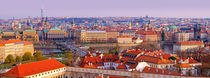 Panoramic Postcard from Prague by Keld Bach