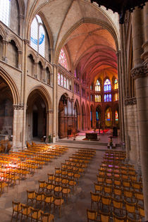 Nave of Nevers Cathedral by safaribears